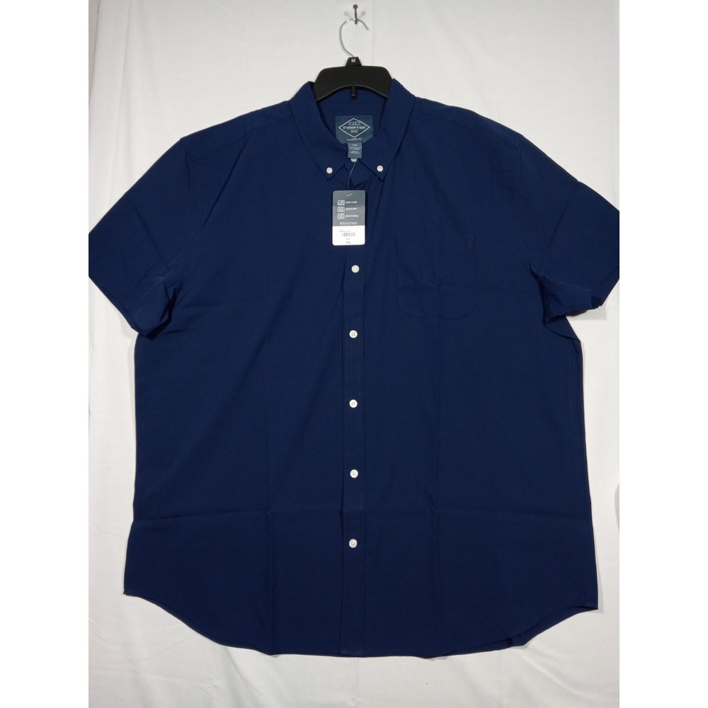 St John's Bay Shirt Men's XXL Button Down Performance Stretch Classic‎ Fit